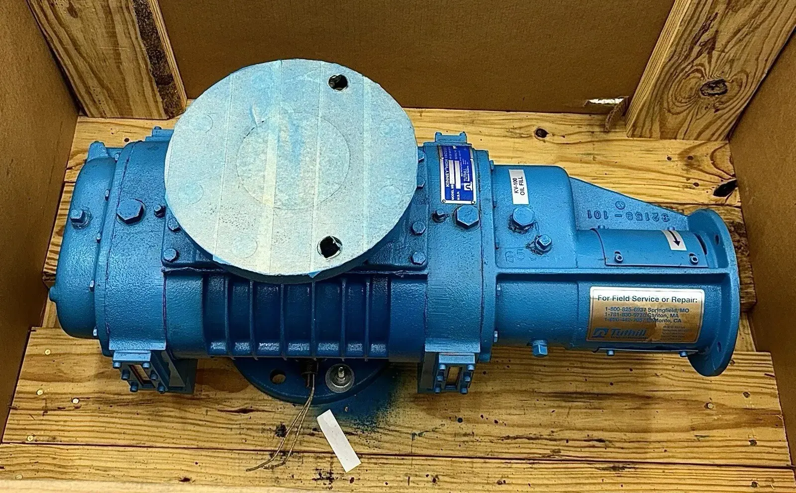Tuthill 3210-92L2C Kinney High Vacuum Pump MB 400