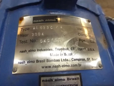 Nash AL623C/4 Vacuum Compressor Pump, Storeroom Spare
