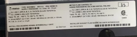 Metso / Neles Electro Pneumatic Positioner type ND9106HU-K New Storeroom Spare