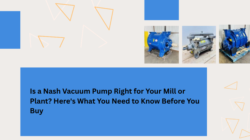 Nash Vaccum Pump